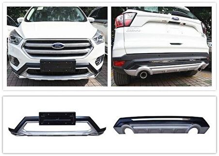 Ford Kuga 2016 2018 Ön Ve Arka Tampon Koruma Difüzör