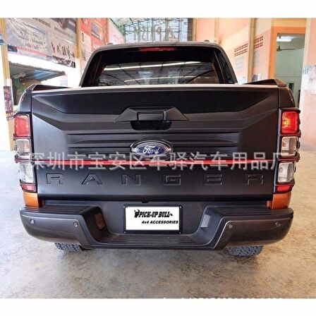 Ford Ranger 2015-2017 Bagaj Kapağı Kaplama  Ranger Yazılı