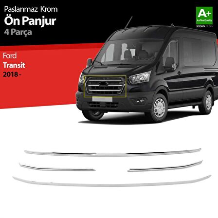 Ford Transit Krom Ön Panjur 4 Prç. 2018 Üzeri