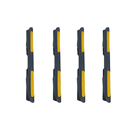 Geçmeli reflektörülü sarı kapı bademi / DAKBY01