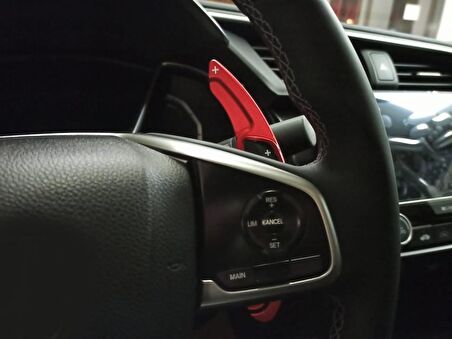 Honda Cıvıc Fc5 2016+ Paddle Shıft (F1 Vıtes Kulakcık) - Kırmızı