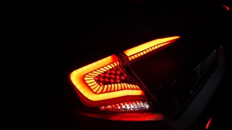 Honda Cıvıc Fc5 2016-2019 Omurga Led Stop Kırmızı