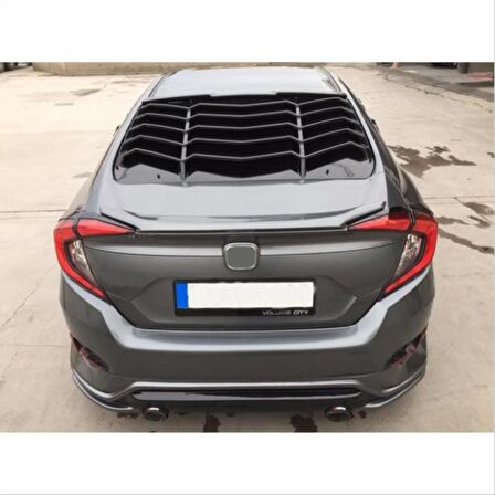 Honda Cıvıc Fc5 2016-2020 Arka Cam Kaplama (Cam Vızoru)