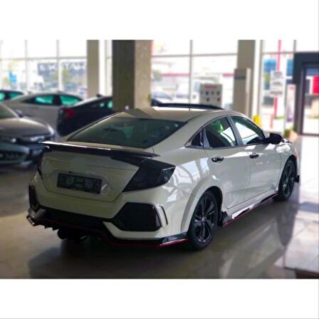 Honda Cıvıc Fc5 2016-2020 Arka Camurluk Kabartma Dızayn A (Typer)