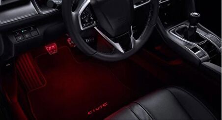 Honda Cıvıc Fc5 2016-2020 Aydınlatma Pakedı Kırmızı