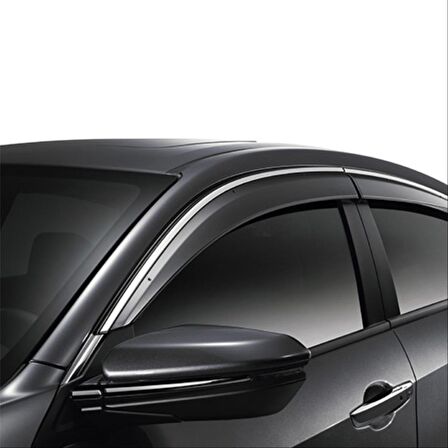 Honda Cıvıc Fc5 2016-2020 Cam Rüzgarlıgı Krom Çıta