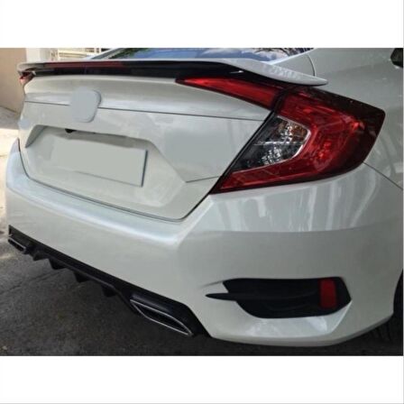 Honda Cıvıc Fc5 2016-2020 Turbo Sı Spoıler Isıklı (Boyasız)