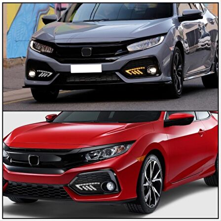 Honda Cıvıc Fc5 2016-2020 Typer Ön Sıs Ledı