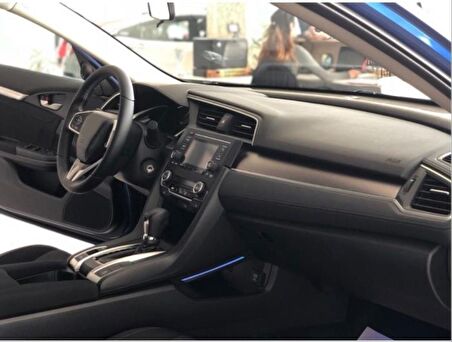 Honda Cıvıc Fc5 2016-2020 Vıtes Konsol Aydınlatma - Mavı