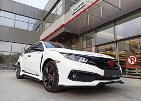 Honda Cıvıc Fc5 2019+ Makyajlı Kasa Ön Tampon Mugen Ön Ek