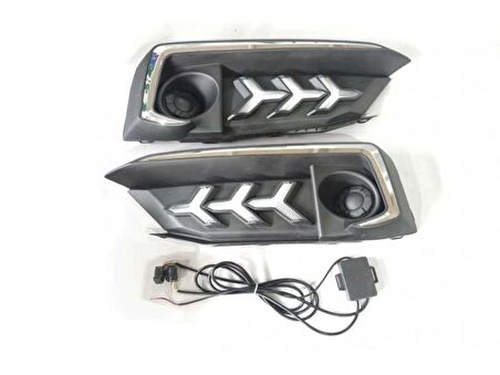 Honda Cıvıc Fc5 2019+ Ön Sıs Ledı Makyajlı Kasa Agaç Model Hareketlı