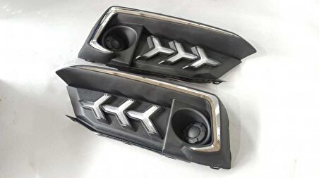 Honda Cıvıc Fc5 2019+ Ön Sıs Ledı Makyajlı Kasa Agaç Model Hareketlı