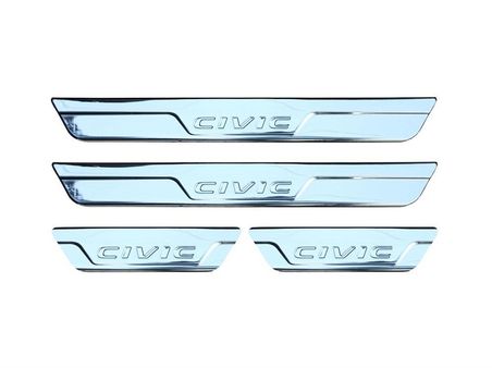 Honda Civic 10 Kapı Eşiği 4 Prç Krom 2016 Ve Sonrası