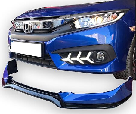Honda Civic Fc5 Sedan (2015-2018) Mugen Ön Tampon Eki (Plastik)