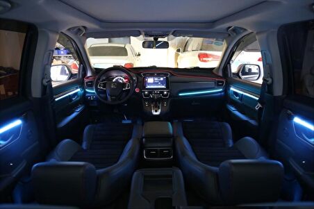 Honda Cr-V 2018+ Ambıans Aydınlatma Set - 64 Renk  (Karbon Kaplama Renk)