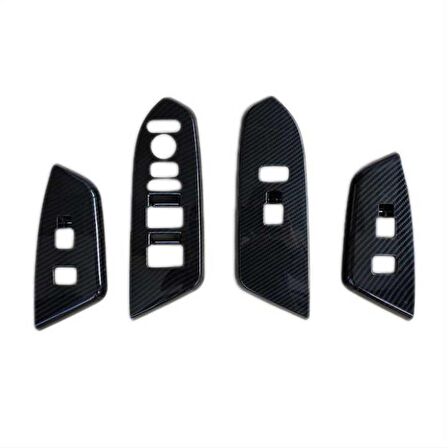 Honda Cr-V 2018-2021 Kapı Kolçak Kaplama Karbon