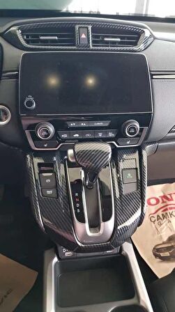 Honda Cr-V 2018-2021 Vıtes Konsol Kaplaması Karbon