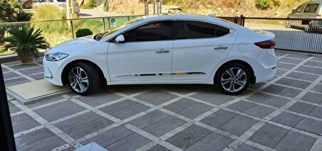 Hyundaı Elantra 2016-2018 Cam Çıtası Nikelaj 10 Parça