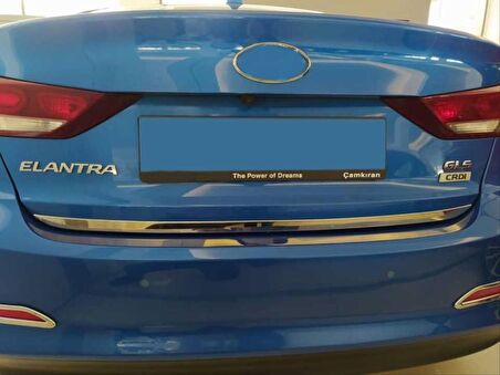 Hyundaı Elantra 2016-2018 Bagaj Kapagı Çıtası Krom