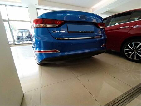 Hyundaı Elantra 2016-2018 Bagaj Kapagı Çıtası Krom