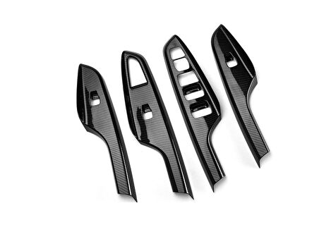 Hyundaı Kona Kapı Kolçak Kaplama - Karbon