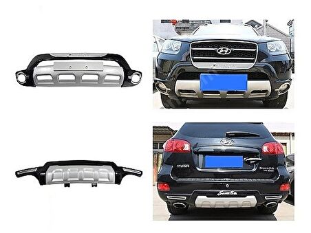 Hyundaı Santa Fe 2010-2012 Ön Arka Koruma Abs Plastik