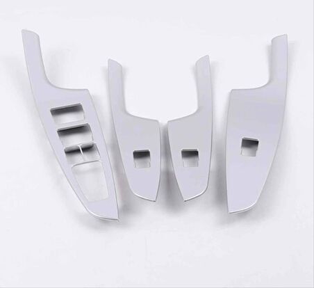 Hyundaı Tucson 2015-2018 Kapı Kolçak Kaplama Sılver