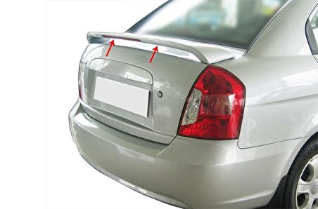 Hyundai Accent Era MC Spoiler Bagaj Yüksek (Işıklı) Fiber 2006-2011