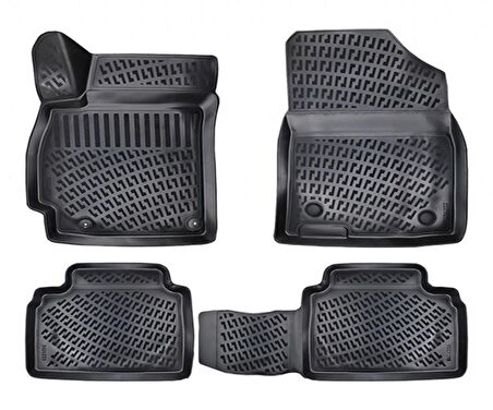 Hyundai Elentra 2020- 3D Havuzlu Paspas