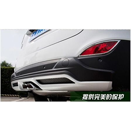 Hyundai İx35 2010- Ön Ve Arka Koruma Çift Çıkış Egsozlu Egzozlu