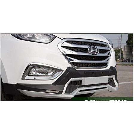 Hyundai İx35 2010- Ön Ve Arka Koruma Çift Çıkış Egsozlu Egzozlu