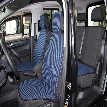 Kilim Minder 3'Lü Set Klasik Siyah/Mavi / Klmny307-1