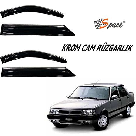 Krom Cam Rüzgarlığı 1.2Mm Tofaş -Doğan-Kartal-Şahin 4'Lü / Caru435