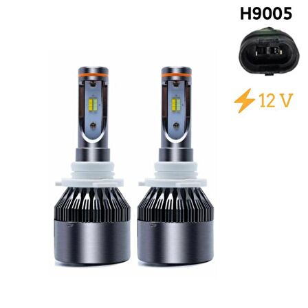 Led Far Ampulü Çift Renk Sarı/Beyaz 9005-36W-4800Lm-12V / Laam490-1
