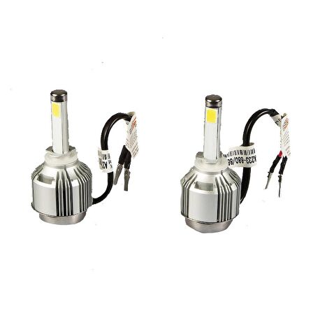 Led Far Ampulü H27 36W-3300Lmx2-12V / Laam493