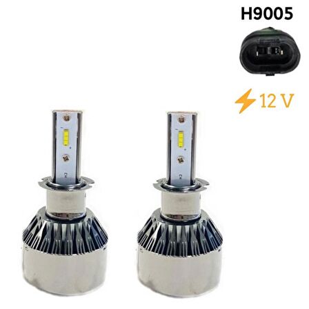 Led Far Ampulü Küçük Kasa Beyaz H9005/36W/4800Lm/12 / Laam905