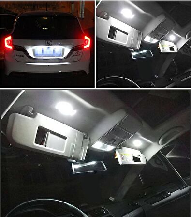 Led Ampul T10-12Smd Canbus'Lı Beyaz 2'Li Set 12V / Laam629
