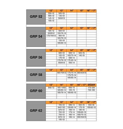 Mahmuzlu Kar Zinc (560*13-155*13) Grup:54 / Zımb54