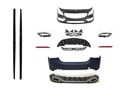 Mercedes W117 Cla Serisi  Oem Amg Set (Ön Arka Tampon, Diamond Panjur,Marşpiyel,Egzozlar)
