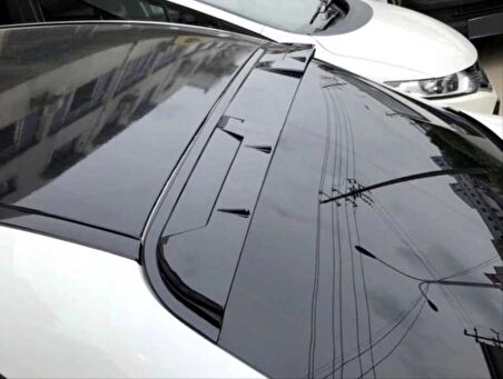 Mercedes W205 2015-2021 Cam Üstü Spoıler - Pıano Black (Parlak Sıyah)
