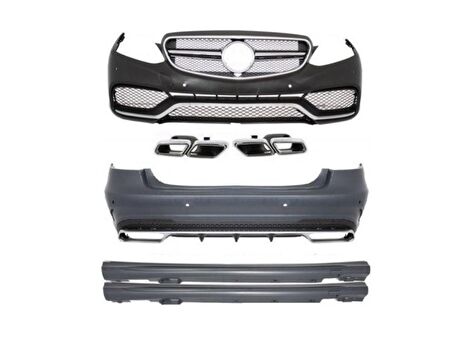 Mercedes W212 Full Body Kıt-Makyajsız Kasayı Makyajlı E63E Çevırme(Far-Stop-Kaput Ve Çamurluk Dahıl)