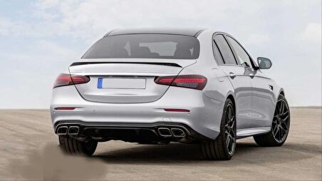 Mercedes W213 E63 Sılver Dıfüzör & Egzoz Setı(Amg) 2017+ & Sılver Egzoz Ile