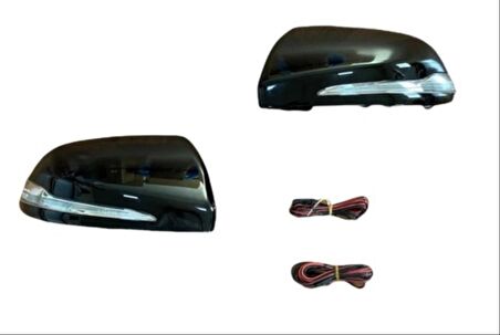 Mercedes W447 Vito Sinyalli Ayna Kapağı (Piano Black)