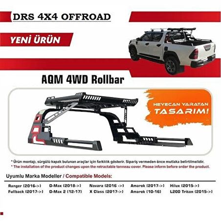 Mıtsubıshı L200 Trıton 2015-Rollbar Drs 4X4 Offroad