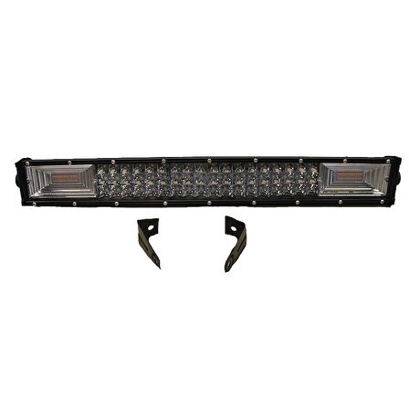 Offroad Sis Lambası 60Cm 90Led Beyaz-Amber 270W Çakarlı / Lass291