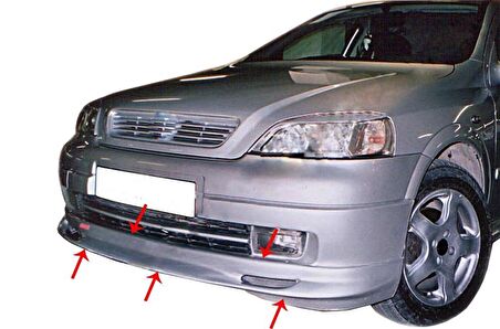Opel Astra G Ön Tampon Altı Fiber 1998-2009