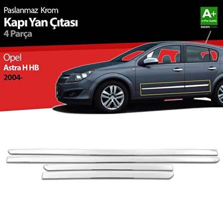 Opel Astra H Hb Krom Kapı Yan Çıtası 2004 Üzeri