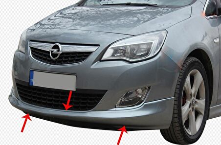 Opel Astra J HB Ön Tampon Altı Fiber 2010 ve Sonrası