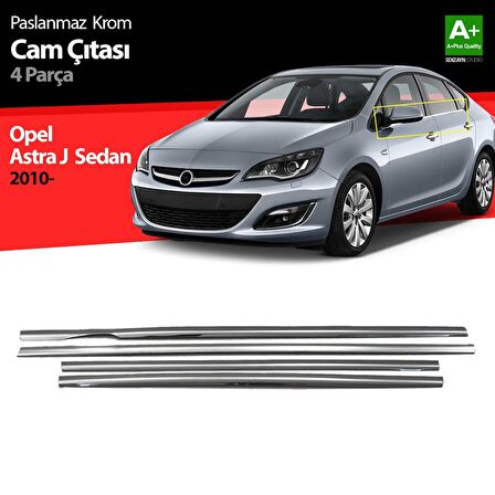 Opel Astra J Sd Krom Cam Çıtası 4 Prç 2012 Üzeri