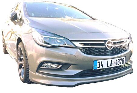 Opel Astra K 2016 Sonrası Ön Tampon Ek (Plastik)